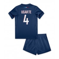 Camisa de time de futebol Paris Saint-Germain Manuel Ugarte #4 Replicas 1º Equipamento Infantil 2024-25 Manga Curta (+ Calças curtas)